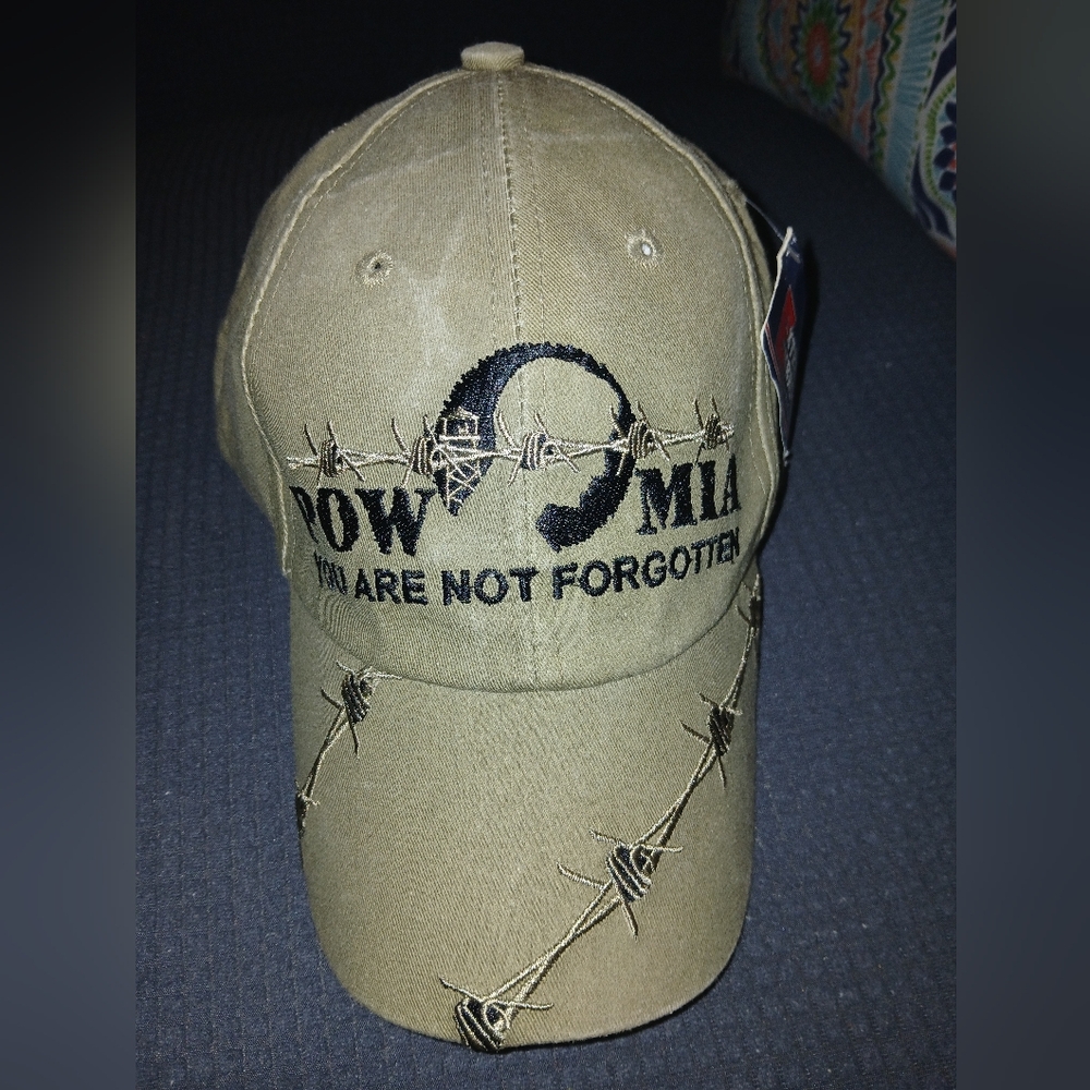 POW MIA Embroidered Cap